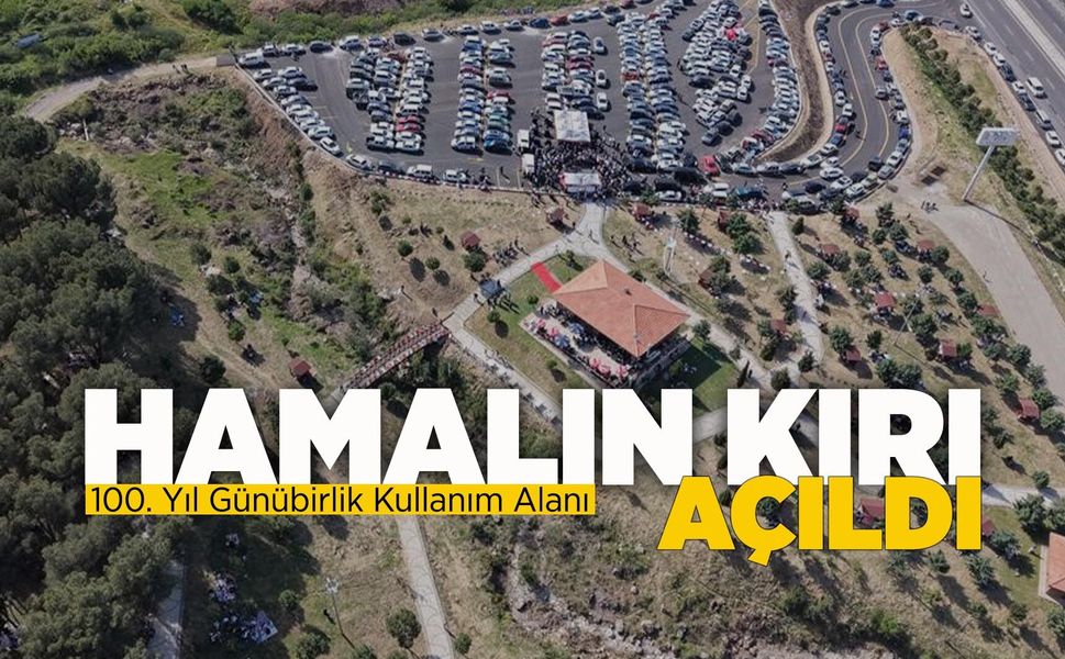 Şehzadeler'de Hamalın Kırı hizmete açıldı
