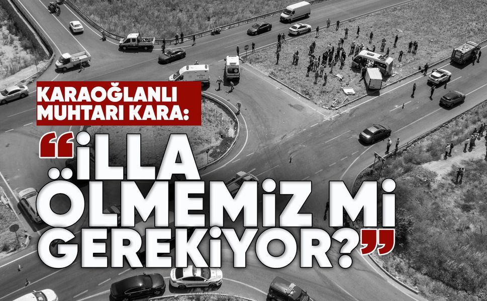 Karaoğlanlı muhtarından yetkililere ihmal tepkisi
