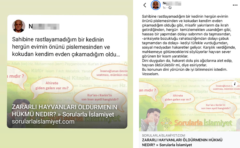 Kedi Katili Açıklama Yaptı