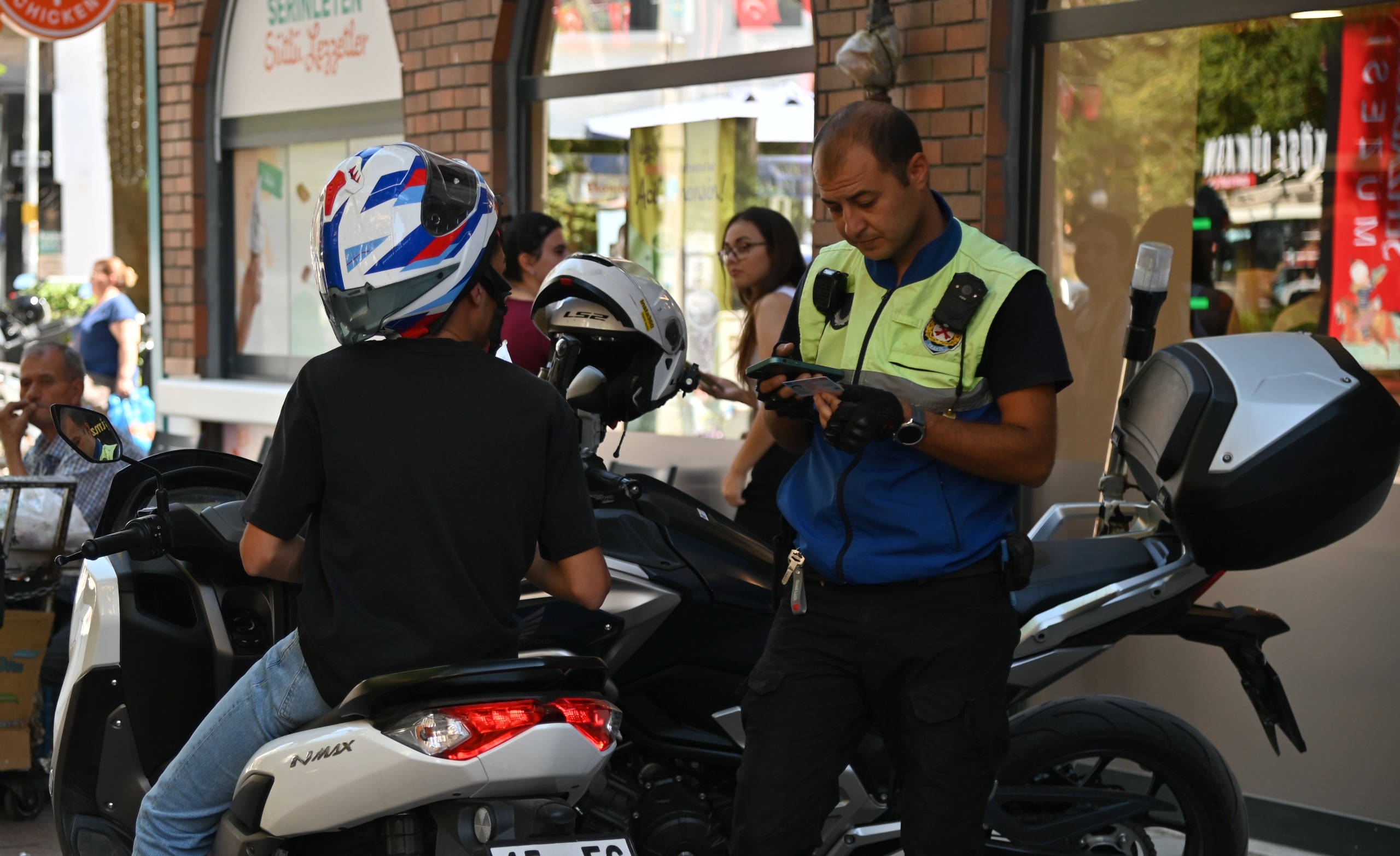 Büyükşehir’den Sevgi Yollarında Motosiklet Denetimi (7)